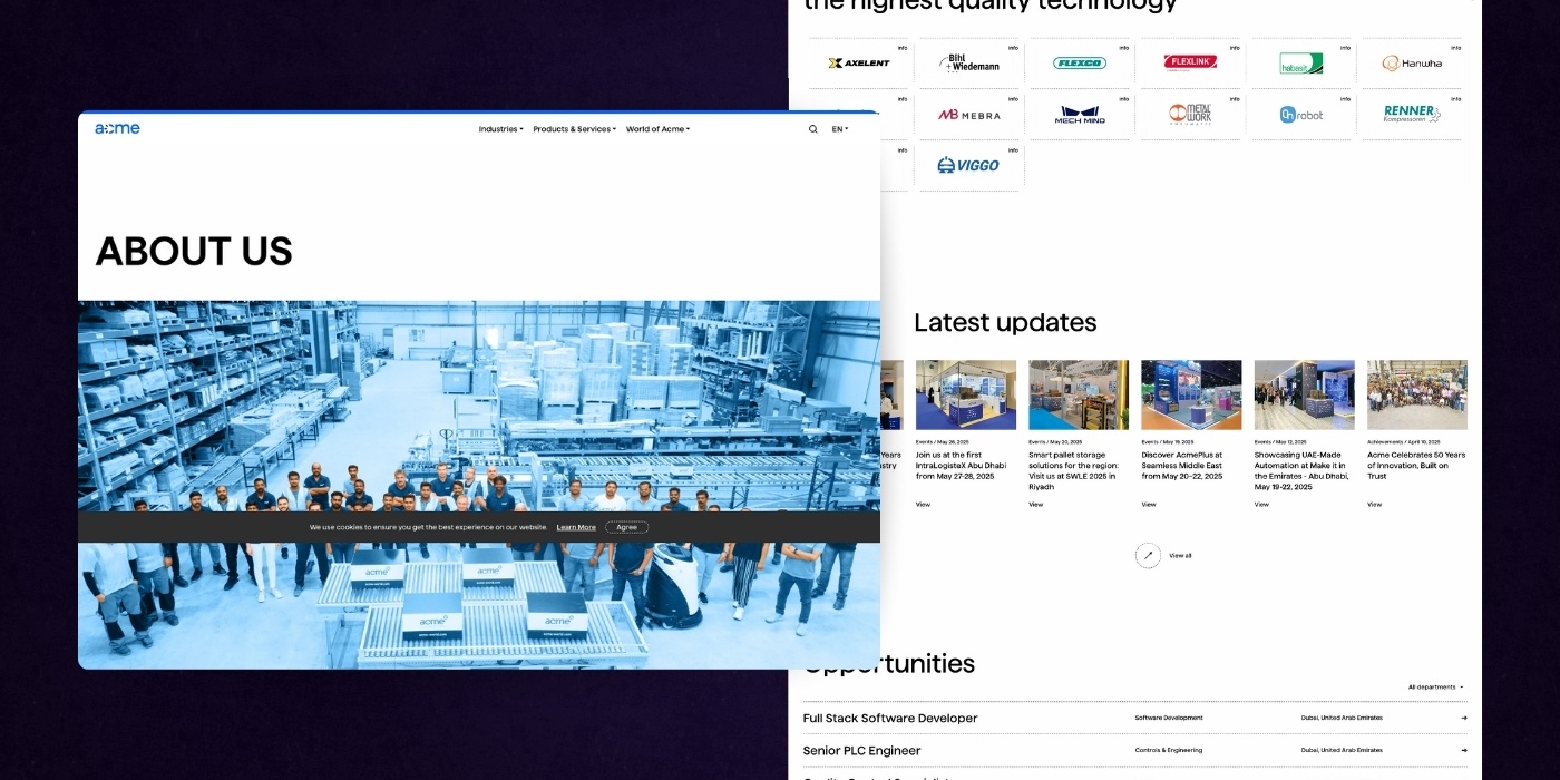 01 - Website Example 10 - ACME
