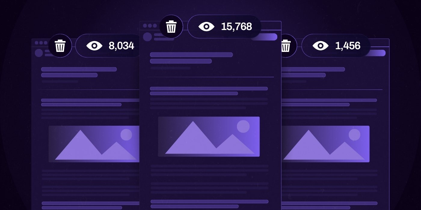 02 - Trashing High-Performing Content Graphic
